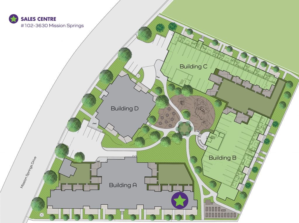 Green Square Vert Site Map